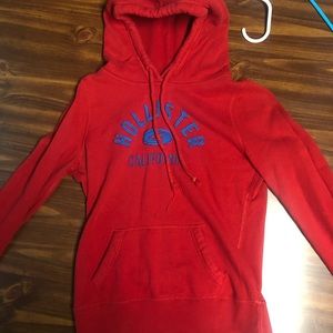 Red Hollister hoodie